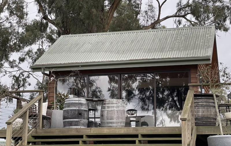Winery accommodation in Tasmania