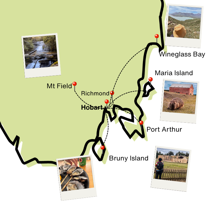 Tours from Hobart Tours from Hobart