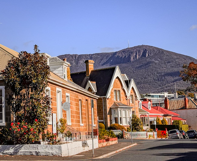 Walk through Battery Point Hobart