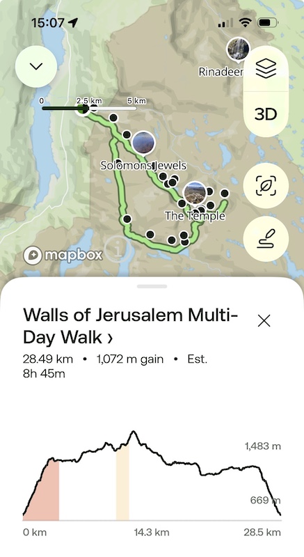 Walls of Jerusalem Day Walk
